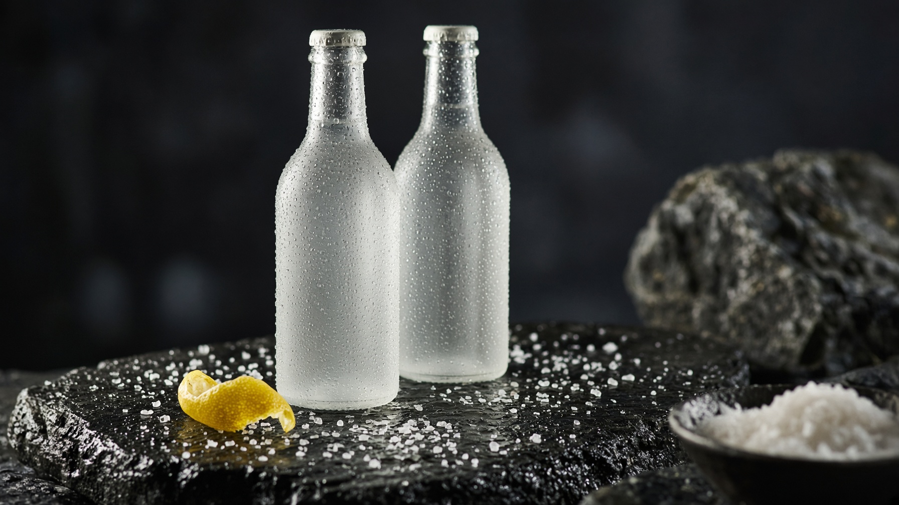 Salt & Current. Sparkling water with a Shore accent.